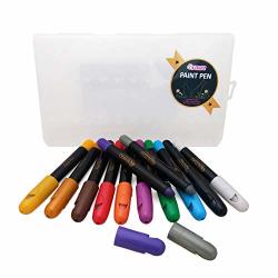 Opawz Hair Chalk Paint Pens 12 Colors For Kids Girls Pets Safe And Non-toxic 02AA