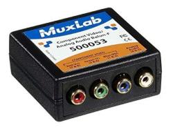 Muxlab Avad 500053 Component Video Plus Sinlgle Adap Audio Balun Female