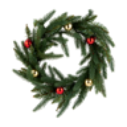 Bauble Decorated Christmas Wreath 40CM Colour May Vary