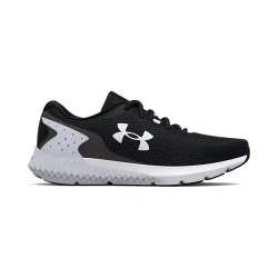 Under Armour Men's Charged Rogue 3 Road Running Shoes - Black white - UK6.5