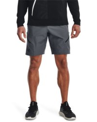 Men's Ua Unstoppable Cargo Shorts - Pitch Gray Sm