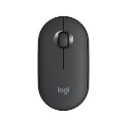 Logitech Pebble M350 Wireless Mouse + Bluetooth - Graphite