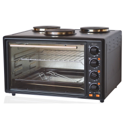 Swan 42L Compact Oven With Three Hotplates