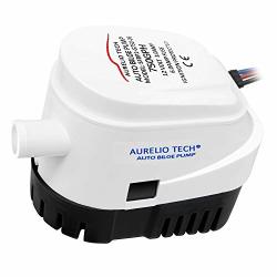 Aurelio Tech 12V 750GPH Automatic Submersible Bilge Pump For Boats With Float Switch