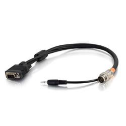 C2G CABLES To Go 60049 Rr HD15+3.5 Audio Flying Lead 3FT