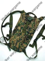 Hydration Water Backpack System Bag W 3l Reservoir - Us Army Woodland