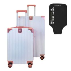 Luggage Hardshell Suitcases Set Of 2 With Cover
