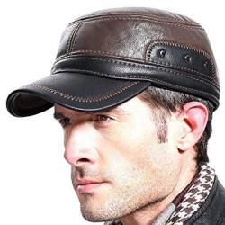 leather hunting hat