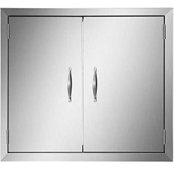 Mophorn Bbq Access Door 24WIDTH X 24HEIGHT Inch Bbq Island Door Brushed Stainless Steel Perfect For Outdoor Kitchen Or Bbq Island
