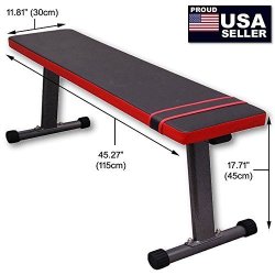 Tfmusa Fitness Bench Weight Lifting Gym Home Workout Bench Utility