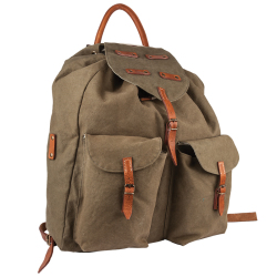 Hagen Men's Canvas Leather Backpack