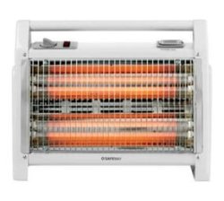 Safeway Large 4 Bar Heater With Humidifier Heater White