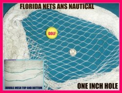 15'X12' Golf Net Impact Backstop Hockey Barrier Sports La Crosse Soccer Cage Fishing Nets