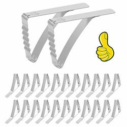Picnic Tablecloth Clips Holders Outdoor Table Cloth Weights Table Cover Clamps 24 Pack For 2 Inch Thick Picnic Plastic Folding Dining Camping Indoor Tables