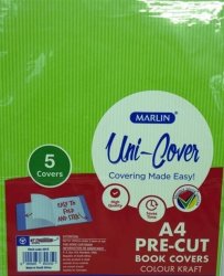 Marlin Kids Precut A4 Green Kraft Paper Book