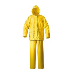 Rubberized Rain Suit Yellow 2 Piece X Large