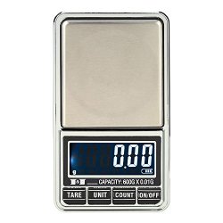 KKmoon Professional MINI Digital Scale Jewelry Electronic Pocket Scale Precision Balance 600G0.01G 1000G0.1G