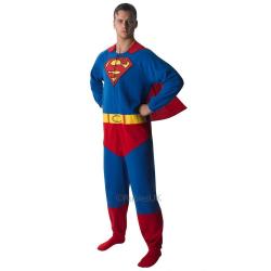 Rubie's Official Superman Onesie Adult Costume - Large