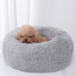Plush Pet Beds 100CM - Grey