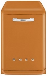 Smeg 50's Style Retro 60cm Dishwasher Fiery Red - Blv2r-2 - Tangerine
