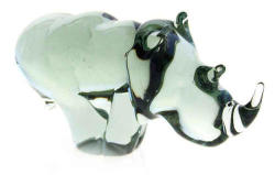 Ngwenya Glass Rhino Medium - Handmade