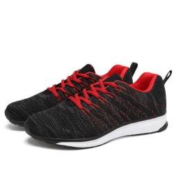 Sollomensi Men Running Shoes Ultra-light Athletic Sport Male Shoe - 1718RED 8