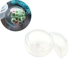 Clear Sphere Mould Diy Spherical Silicone Transparent Round Mold 6 Cm