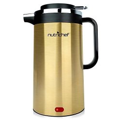 Upgraded 2017 Water Kettle Stainless Steel Extra Large Electric Hot Water Boiler Anti Rust Stainless Steel Safety Auto Shut Off For Tea Easy Pour