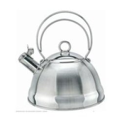 Swiss 2.5L Gourmet Whistling Kettle Stainless Steel