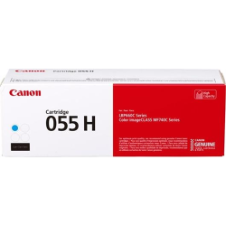 Canon 055H Cyan Toner -for LBP663CDW LBP664CX MF742CDW MF744CDW MF746CX - Yield 5 900.