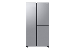 Samsung Food Showcase Side By Side Fridge With Beverage Centre™ Clean Steel 595L