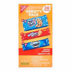 Nabisco Cookie Variety Packs 30 Pk. 1.7 Kg