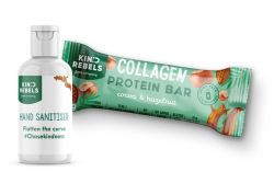 - Cocoa & Hazelnut Collagen Bars + Hand Sanitizer 60ML