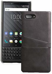 Blackberry KEY2 Case Black Credit Card Slot Hard Shell Wallet Cover For Blackberry KEY2 Phone Key 2 BBF100-1 BBF100-4 BBF100-6
