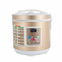 1 1.7KG 50-60HZ 6L Aluminum Alloy Frame Timing Automatic Garlic Fermenter 360-DEGREE Stereo Constant Heating With Power-off Memory Function Usa Stock