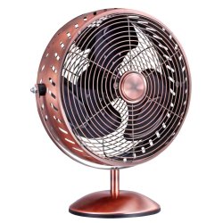 Goldair 20CM Metal Desk Fan Copper