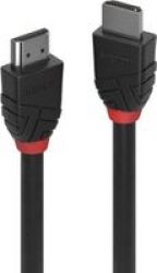 1M HDMI 2.0 Male To Male Cable - Black Line 36471