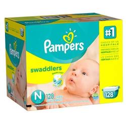 Pampers Swadlers 128 Nappies Size N
