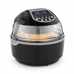 KLARSTEIN Vitair Turbo Hot Air Fryer Smart Wifi Reduced-fat Frying Baking Grilling And Roasting 10.5 Qt Cooking Chamber 1400 Watts Halogen Infrared Heating Element