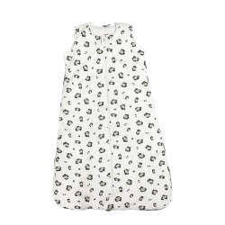 Babes & Kids Little Acorn 100% Cotton Leopard Print Baby Sleeping Bag - 1 Tog - 6-20M