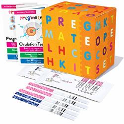 PREGMATE 60 Ovulation Lh And 30 Pregnancy Hcg Test Strips Predictor Kit Combo 60 Lh + 30 Hcg