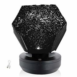 Qjoy Diy Science Sky Projection Night Light Projector Lamp Christmas 60000 Stars Starry Sky Projector Light Diy Assembly Home Planetarium Lamp Bedroom For Children Adults Bedroom