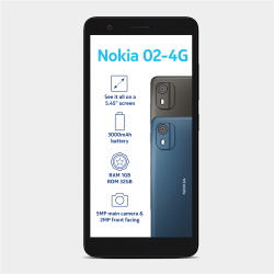 Nokia 02 4G Dual Sim Network Locked