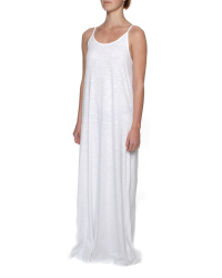 The Earth Collection Spaghetti Strap Long Dress - White