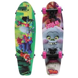 Dreamworks Trolls 21-inch Cruiser Skateboard By Playwheels Black