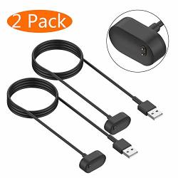 2-PACK Compatible With Fitbit Inspire Hr inspire Charger Cable 3.3 Ft Replacement USB Charging Cord Cradle Dock Adapter Charger Cable For Fitbit Inspire Fitbit Inspire