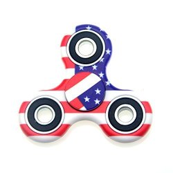 Kchkui Tri-spinner Fidget Toy Hand Spinner Finger Toy Camouflage Stress Reducer Relieve Anxiety And Boredom Camo