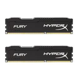 HyperX Kingston Fury 16GB Kit 2X8GB 1866MHZ DDR3 CL10 Dimm - Black HX318C10FBK2 16