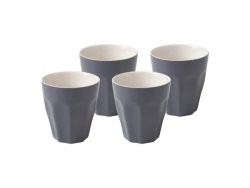 Maxwell & Williams Blend Sala Latte Cup Set Of 4 Charcoal