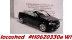 Volkswagen Eos Cabriolet Black 1:87 Wiking New+boxed H0620330awiking